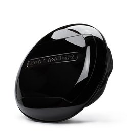 غطاء الإطار الاحتياطي الخلفي لاند روفر ديفندر باللون الأسود اللامع Gloss Black OE-Style Spare Wheel Cover designed for the Land Rover Defender