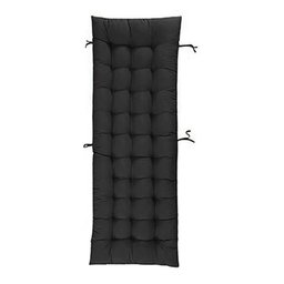 الدوشك (الوسادة) لكرسي و مرجوحه الاسترخاء والتشميس black, tufted, thick-padded outdoor chaise lounge