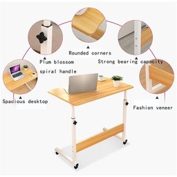 طاولة  متحركة ومتعددة الاستخدامات height-adjustable, mobile laptop table