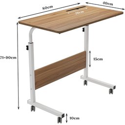 طاولة  متحركة ومتعددة الاستخدامات height-adjustable, mobile laptop table