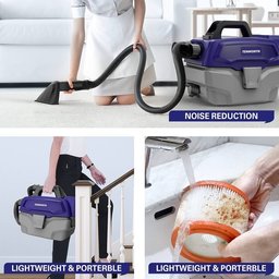مكنسة كهربائية لاسلكية شحن  محمولة 3 في 1 (شفط جاف، شفط رطب، ونفخ هواء) Tenworth TMV053, an 18V cordless wet and dry portable vacuum cleaner