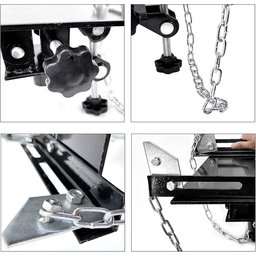 محول رافعة ناقل الحركة القابل للتعديل المزدوج بحمولة 1100 رطل 1100 LBS Dual Adjustable Transmission Jack Adapter