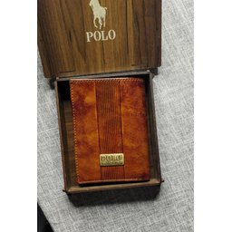 محفظة رجالية جلد طبيعي Genuine leather wallet