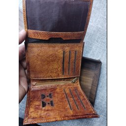 محفظة رجالية جلد طبيعي Genuine leather wallet