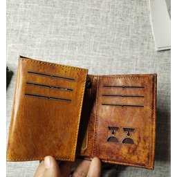 محفظة رجالية جلد طبيعي Genuine leather wallet