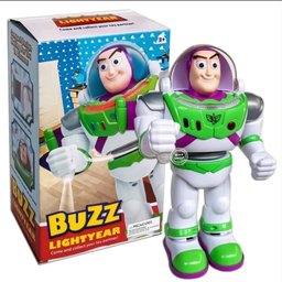 لعبة باز يطير التفاعلية مع إضاءة، أصوات، وجهاز إسقاط (بروجكتور) Interactive Buzz Lightyear Toy with Light, Sound & Hand Projector