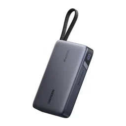يوجرين باور بانك 20000 مللي أمبير 67 واط مع كابل USB-C مدمج UGREEN Power Bank 20,000mAh 67W with Built-In USB-C Cable