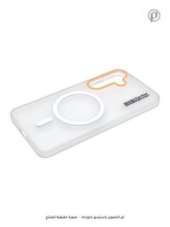 كفر SYNDEE سلم مطفي حماية كاميرا MagSafe مضاد للاصفرار لجهاز سامسونج S24 SYNDEE MagSafe Samsung S24 Case