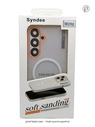 كفر SYNDEE سلم مطفي حماية كاميرا MagSafe مضاد للاصفرار لجهاز سامسونج S25 بلس SYNDEE MagSafe Samsung S25 Plus Case