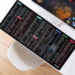 لوحة ماوس كبيرة مزودة باختصارات برنامج Excel، لوحة مكتبية ممتدة ذات حواف محاكة، بمقاس 35.4 × 15.7 بوصة Large Excel Shortcut Mouse Pad, Extended Office Mousepad with Stitched Edges 35.4x15.7inches,