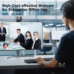 كاميرا ويب EMEET C950 بدقة 4K للحاسوب، مزودة بخاصية التركيز التلقائي (PDAF) وميكروفون، وتعمل عبر منفذ USB EMEET C950 4K Webcam for PC, PDAF Autofocus, USB Webcam with Microphone