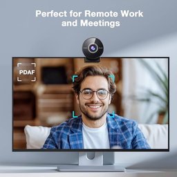 كاميرا ويب EMEET C950 بدقة 4K للحاسوب، مزودة بخاصية التركيز التلقائي (PDAF) وميكروفون، وتعمل عبر منفذ USB EMEET C950 4K Webcam for PC, PDAF Autofocus, USB Webcam with Microphone