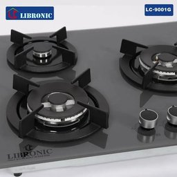 طباخ منضدي 5مشاعل 90 سم زجاجي رمادي a cook