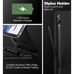كفر كيبورد ديكسنور (Dexnor) لجهاز سامسونج جالاكسي تاب S10+ / S9+ / S8 Plus / S9 FE+ / S7 FE Dexnor for Samsung Galaxy Tab S10+ Plus/S9+ Plus/S8 Plus/S9 FE+/S7 FE Keyboard Case