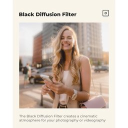 Black Diffusion Pro-Mist 1- Effect Filter for Camera Lens Black Diffusion Pro-Mist 1- Effect Filter for Camera Lens