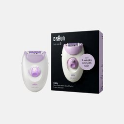 ماكنة إزالة الشعر براون سيلك أبيل 3 لبشرة ناعمة تدوم أسابيع Braun Silk-épil 3 epilator for smooth skin that lasts for weeks