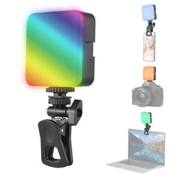 إضاءة فيديو RGB صغيرة BKN MJ-88 بمشبك 180 درجة وبطارية 1000mAh - 4.5W بتأثيرات إضاءة وشحن Type-C BKN MJ-88 RGB Light 1000mAh 4.5W