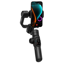 جيمبل AOCHUAN Smart S2 مثبت موبايل بثلاثة محاور مع إضاءة ولاقط صوت مدمج وعصا تمديد - تتبع ذكي ودوران 360 درجة AOCHUAN Smart S2 Gimbal Ring Light