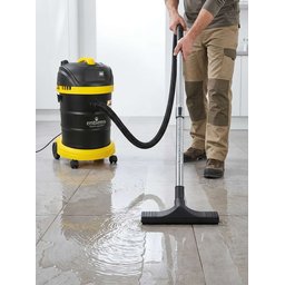 مكنسة كهربائية لشفل الغبار والسوائل (استخدام رطب وجاف) Wet and Dry Vacuum Cleaner 25L Heavy Duty Cylindrical Barrel Vacuum for Home and Workshop