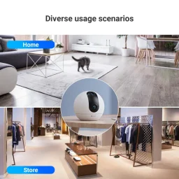 كاميرا منزلية ذكية تعمل بالواي فاي بعدستين من EZVIZ C60p EZVIZ C60p Dual Mix 2K Dual-Lens Pan & Tilt Wi-Fi 6 Smart Home Camera