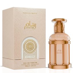 عطر باريس كورنر رهام فانيلا مود 100 مل للجنسين او دي بارفان Paris Corner Reham Vanilla Mood Eau De Parfum 100ML Unisex