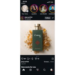 عطر غيراس 50 اكستريد دي بارفارم من شركة غيراس 80 مل Grasse 50 Extrait de Parfum 80 ml