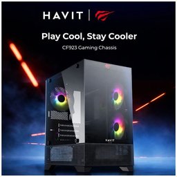 كيس حاسوب كيمنك هافيت CF923 RGB زجاج جانبي HAVIT CF923 Gaming Chassis Case كيس حاسوب كيمنك هافيت CF923 RGB زجاج جانبي HAVIT CF923 Gaming Chassis Case