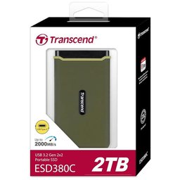 هارد خارجي ترانسيند 2 تيرابايت مقاوم للصدمات بسرعة 2000 ميجابايت بالثانية Transcend ESD380C Portable SSD – 2TB هارد خارجي ترانسيند 2 تيرابايت مقاوم للصدمات بسرعة 2000 ميجابايت بالثانية Transcend ESD380C Portable SSD – 2TB