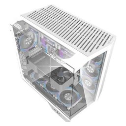 DarkFlash DY470 ATX Gaming PC Case With (4x Pre-installed ARGB fans) – White DarkFlash DY470 ATX Gaming PC Case With (4x Pre-installed ARGB fans) – White
