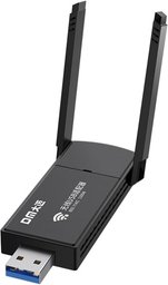 محول Wi-Fi لاسلكي مزدوج النطاق بسرعة 1300 ميجابت Dual Band 5.8GHz USB Wireless Adapter محول Wi-Fi لاسلكي مزدوج النطاق بسرعة 1300 ميجابت Dual Band 5.8GHz USB Wireless Adapter