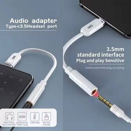 DM USB Type-C to 3.5mm Audio Adapter DM AD026 – White DM USB Type-C to 3.5mm Audio Adapter DM AD026 – White
