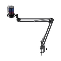 مايكروفون الألعاب والبث الاحترافي Havit Gamenote GK50 PRO RGB Gaming Microphone with Boom Arm مايكروفون الألعاب والبث الاحترافي Havit Gamenote GK50 PRO RGB Gaming Microphone with Boom Arm