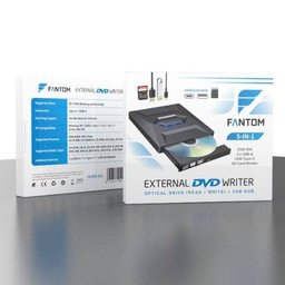 Fantom 5-IN-1 DVD-RW External USB 2.0 (Type-C) Fantom 5-IN-1 DVD-RW External USB 2.0 (Type-C)