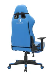 كرسي RUNDA GAMING CHAIR RD-1009 FOOTREST BLUE+GREY كرسي RUNDA GAMING CHAIR RD-1009 FOOTREST BLUE+GREY