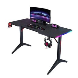 Gamax D2208B RGB Carbon Fiber Gaming Table 120×60cm – Black Gamax D2208B RGB Carbon Fiber Gaming Table 120×60cm – Black