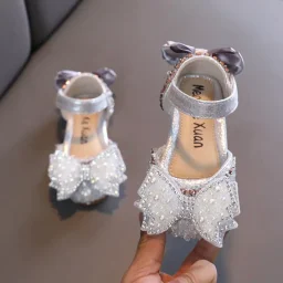 حذاء بناتي فيونكة بثلاث الوان Shoes Girls Bow Three Colors