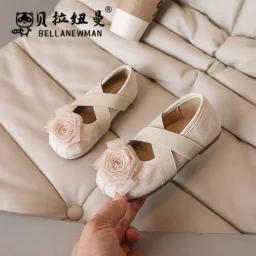 حذاء بناتي وردة بثلاث الوان Shoes Girls Rose Three Colors