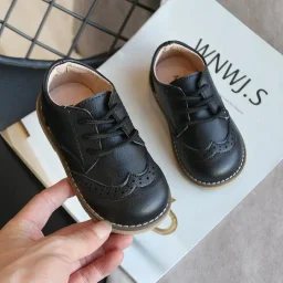 حذاء جلد بثلاث الوان قالب صغير Shoes Leather Three Colors Molded Small