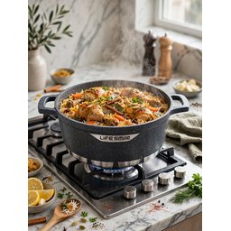 جدر كرانيت ثقيل اصلي لون اسود Granite pot