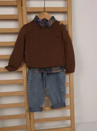 طقم بيبي شتوي كوالتي عالي جدا ثلاث الوان Set Baby Winter High Quality Premium Three Colors