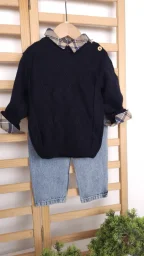طقم بيبي شتوي كوالتي عالي جدا ثلاث الوان Set Baby Winter High Quality Premium Three Colors