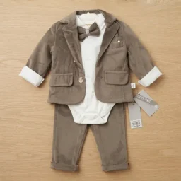 طقم بيبي خامة شاموا Set Baby