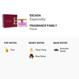 عطر اسكادا اسبيشالي الاحمر او دو بارفيوم 75مل Escada Especially Eau de Parfum 75ml