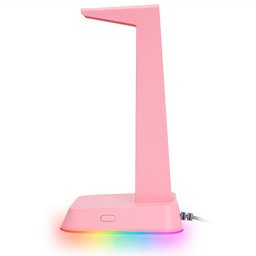 حامل سماعة رأس للألعاب ONIKUMA ST2 بإضاءة RGB – و ONIKUMA ST2 RGB GAMING HEADPHONE STAND – PINK