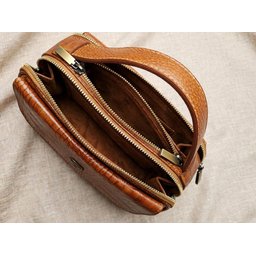حقيبة يدوية رجالية جلد تمساح طبيعي Men's genuine leather handbag