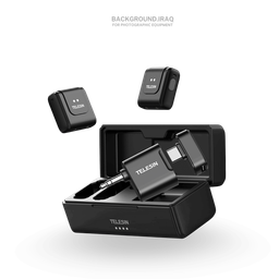Telesin 2in1 Wireless Lavalier Microphone with Charging Case Telesin 2in1 Wireless Lavalier Microphone with Charging Case