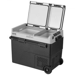 ثلاجة VEVOR المحمولة المخصصة للسيارات والرحلات بمواصفات تقنية متطورة وخيارات سعة متنوعة VEVOR portable car refrigerator
