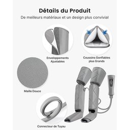 جهاز تدليك الساقين بضغط الهواء من رينفو RENPHO Air Compression Leg Massager