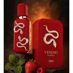 فرينش افينيو عطر فينينو سكارليت الاحمر للجنسين 100مل FRENCH AVENUE Veneno Scarlet EDP