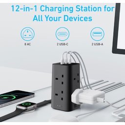 شريط قاقة usb من انكر 12في 1 20 واط ANKER